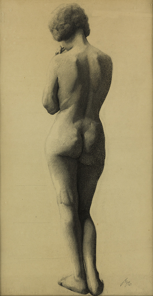 LOÏS MAILOU JONES (1905 - 1998) Nude Study.